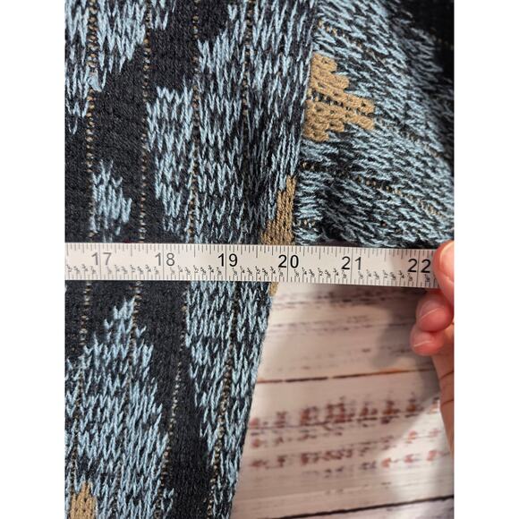 VTG W.R. Gass Geometrick knit sweater 80/90s Cosby style mens size medium - Picture 3 of 4